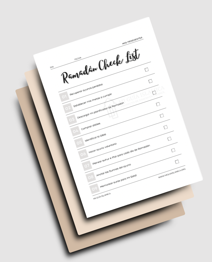 Ramadan Check List - FREE